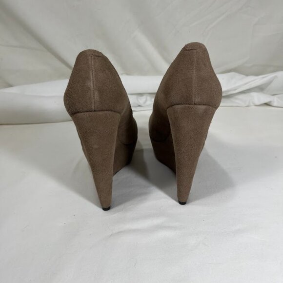 Steve Madden Beige High Heel Wedges - Size 7.5 - Picture 5 of 7